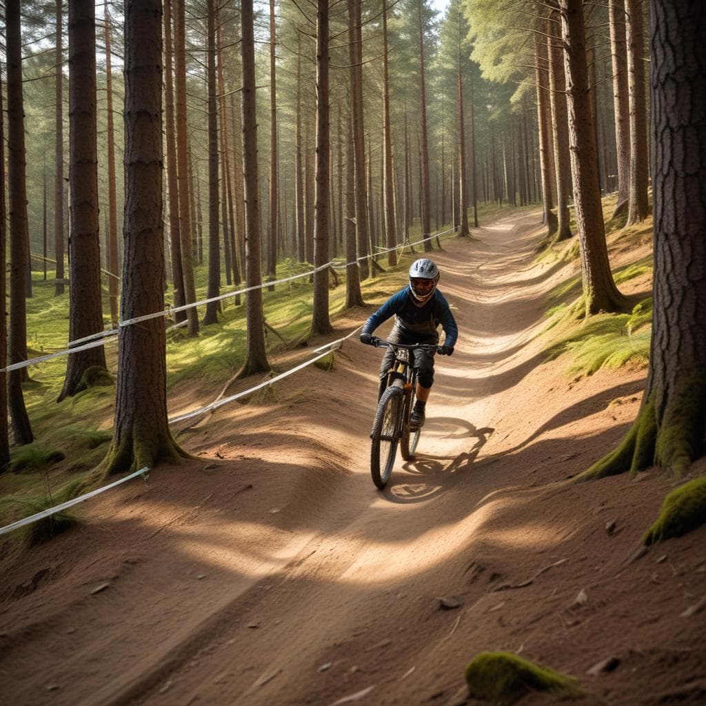 Mountain bike trail at Racepark Schulenberg